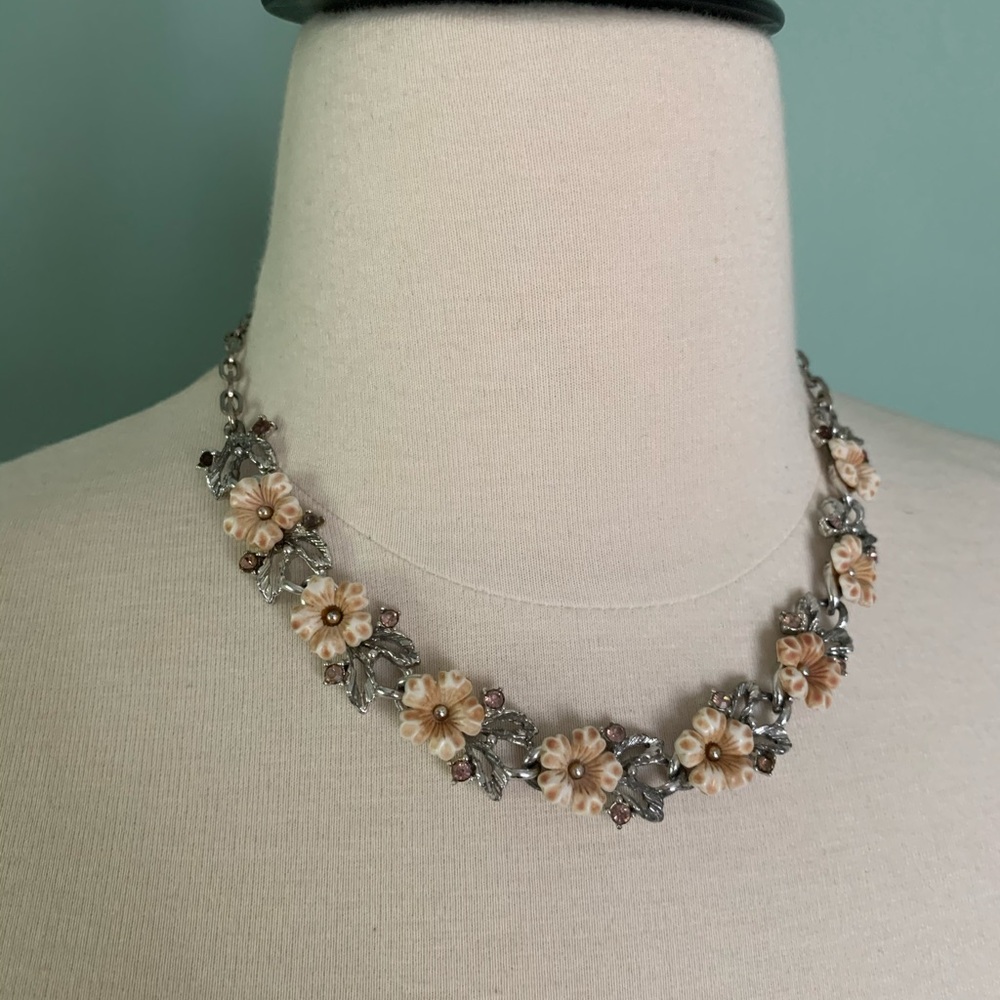 Vintage Flower Necklace